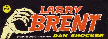 Das Logo der Larry Brent Heftromane