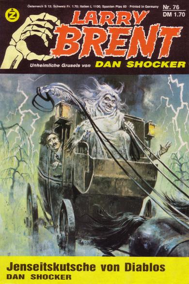 Larry Brent Nr. 76: Die Jenseitskutsche von Diablos