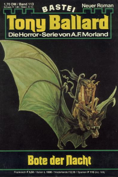 Tony Ballard Nr. 113: Bote der Nacht