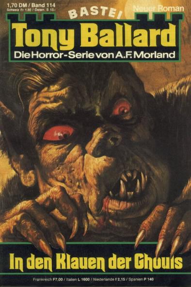 Tony Ballard Nr. 114: In den Klauen der Ghouls